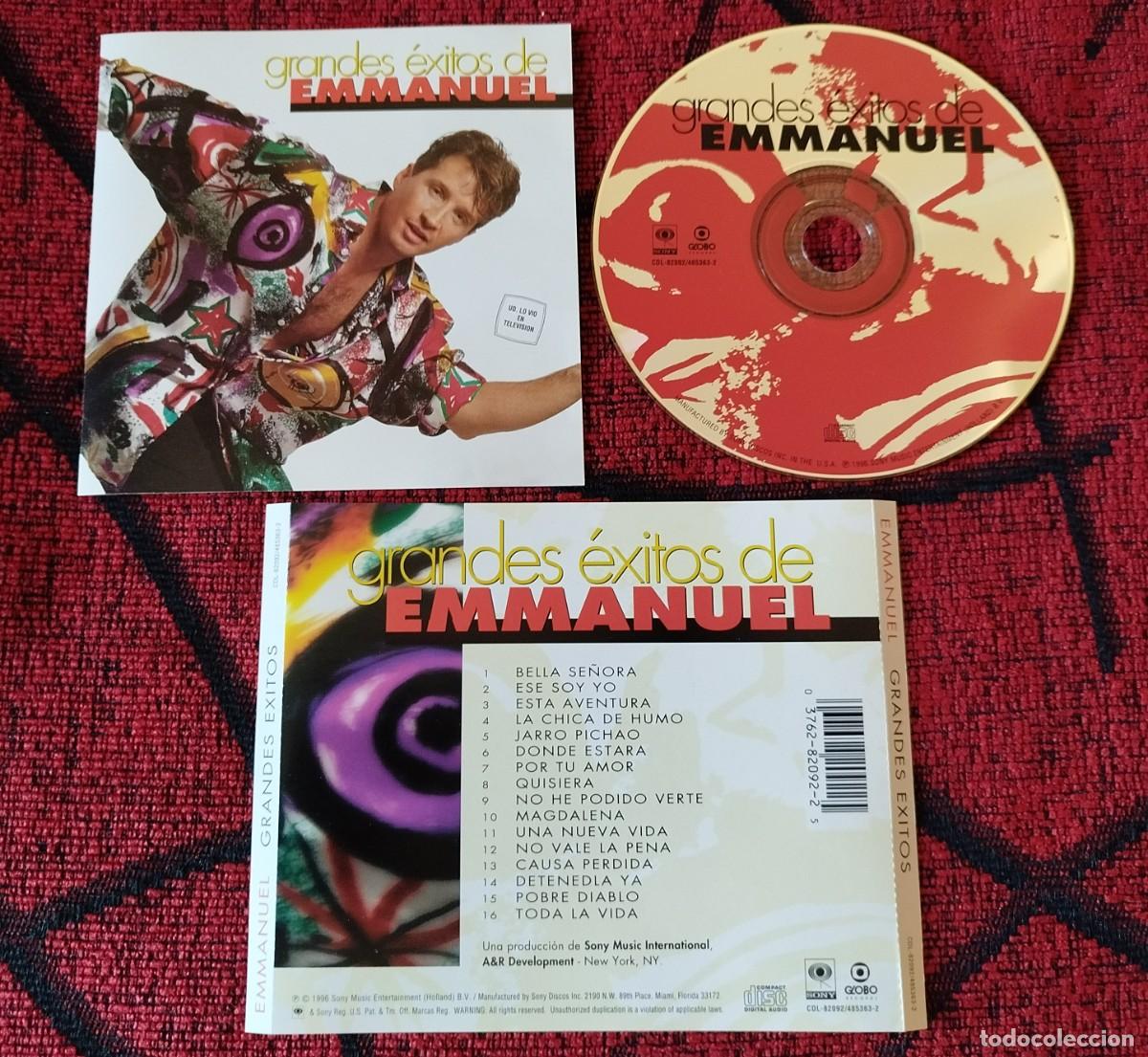 CDs de m&uacute;sica: EMMANUEL ** Grandes Exitos ** 1996 USA CD - Foto 1