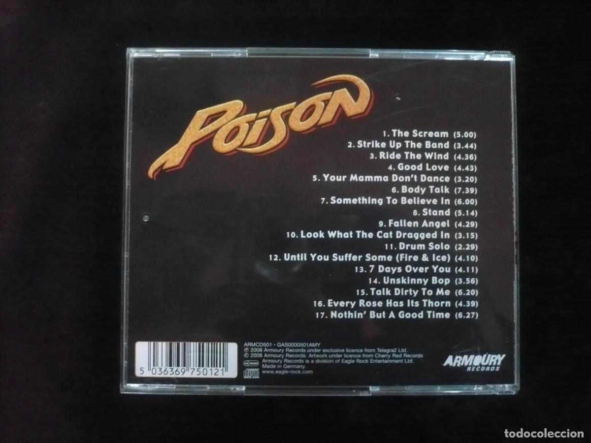 CDs de m&uacute;sica: poison seven days live - cd como nuevo - Foto 2