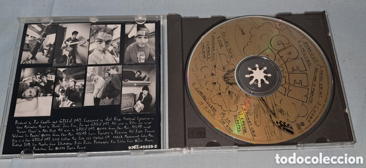 CDs de m&uacute;sica: CD GREEN DAY,DOOKIE, 1994 GERMANY - Foto 2