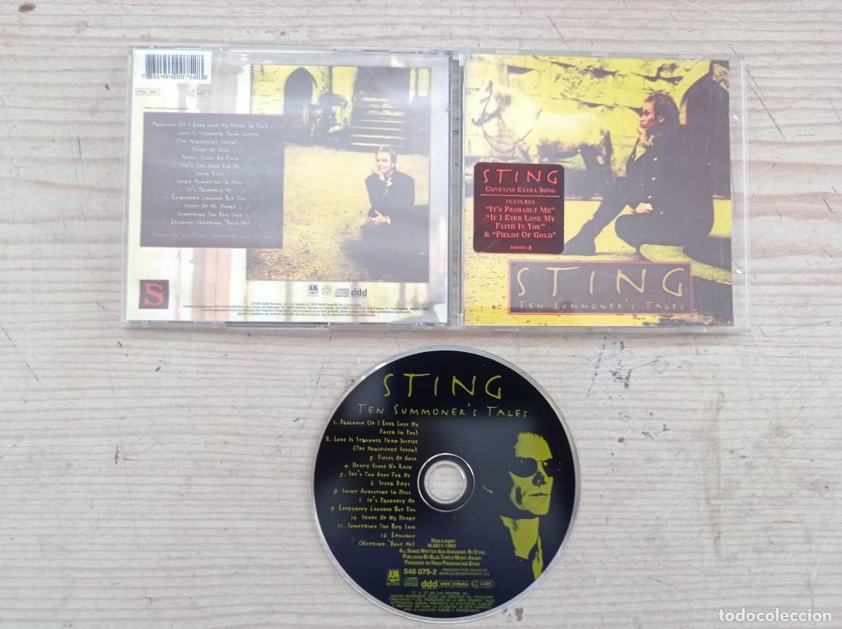 CDs de m&uacute;sica: Sting - Ten Summoner&acute;s Tales CD - Foto 1