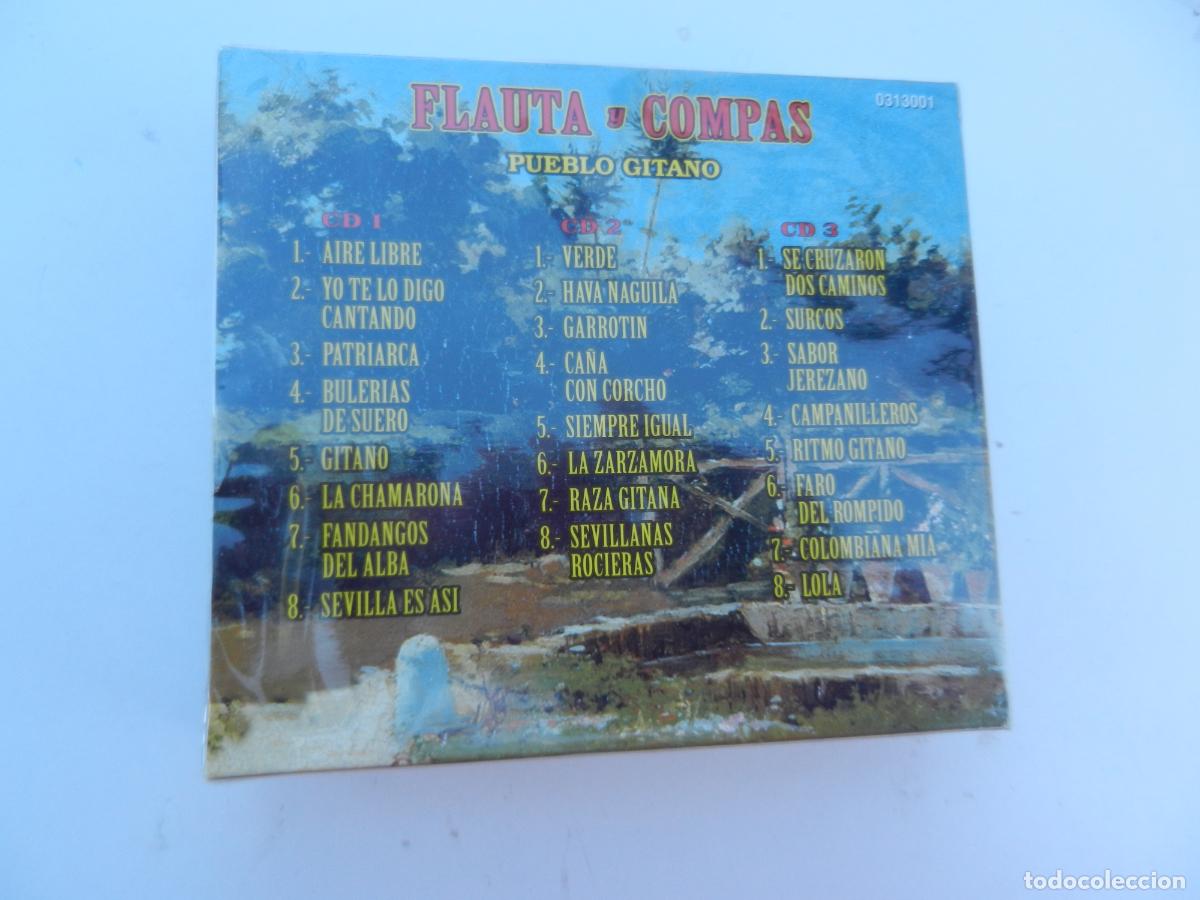 CDs de m&uacute;sica: FLAUTA Y COMPAS PUEBLO GITANO - 3CD,S PRECINTADOS - Foto 3