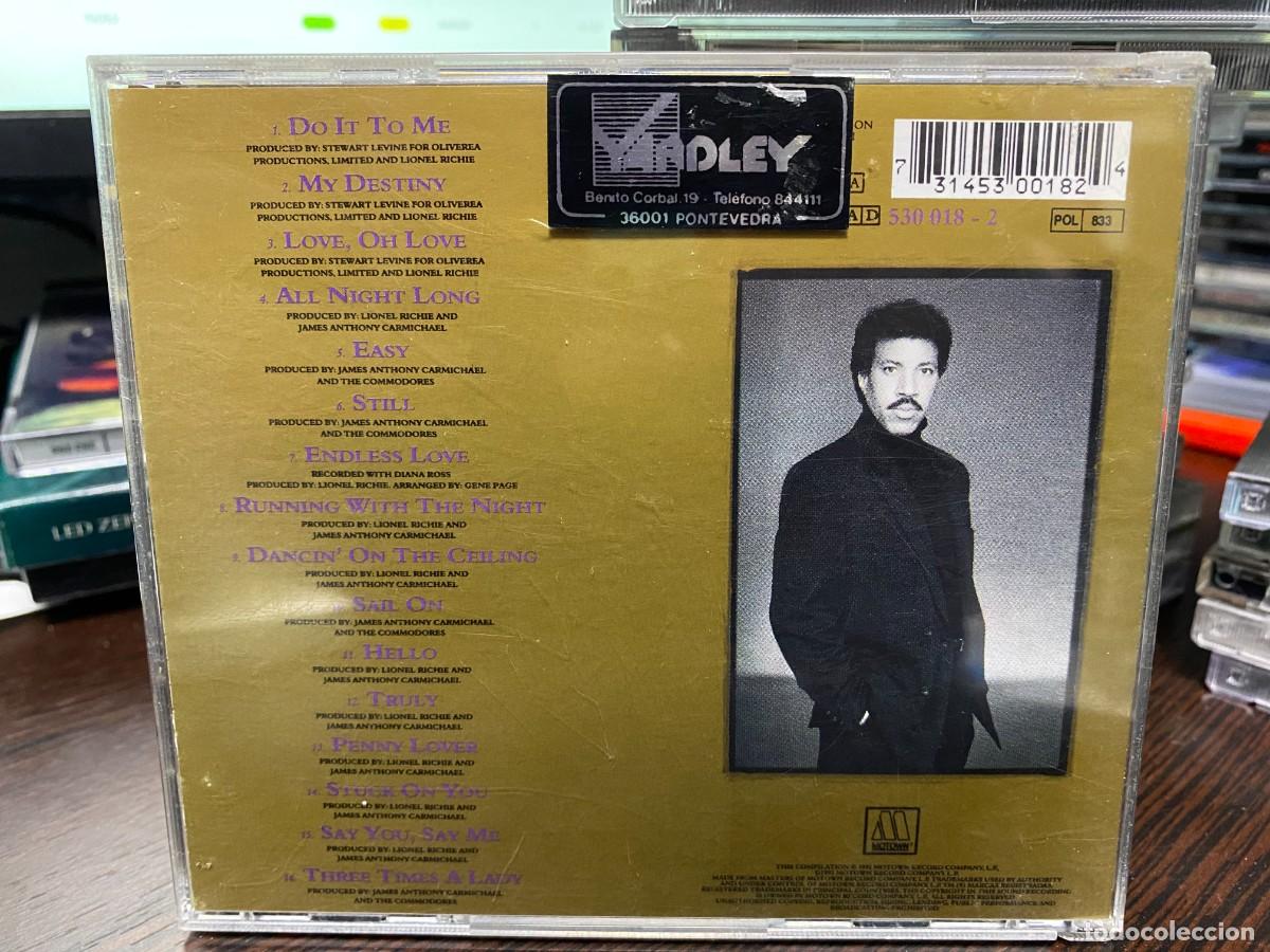 CDs de m&uacute;sica: Lionel Richie - Back To Front (CD, Comp) - Foto 2