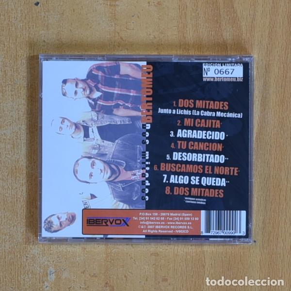 CDs de m&uacute;sica: BERTUMEO - DOS MITADES - CD - Foto 2