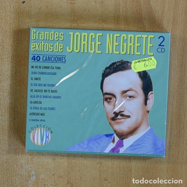 CDs de m&uacute;sica: JORGE NEGRETE - GRANDES EXITOS DE JORGE NEGRETE - CD - Foto 1