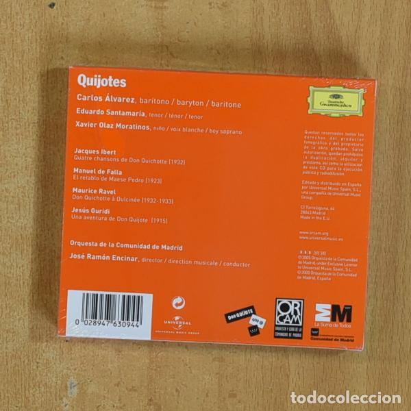 CDs de m&uacute;sica: CARLOS ALVAREZ - QUIJOTES - CD - Foto 2