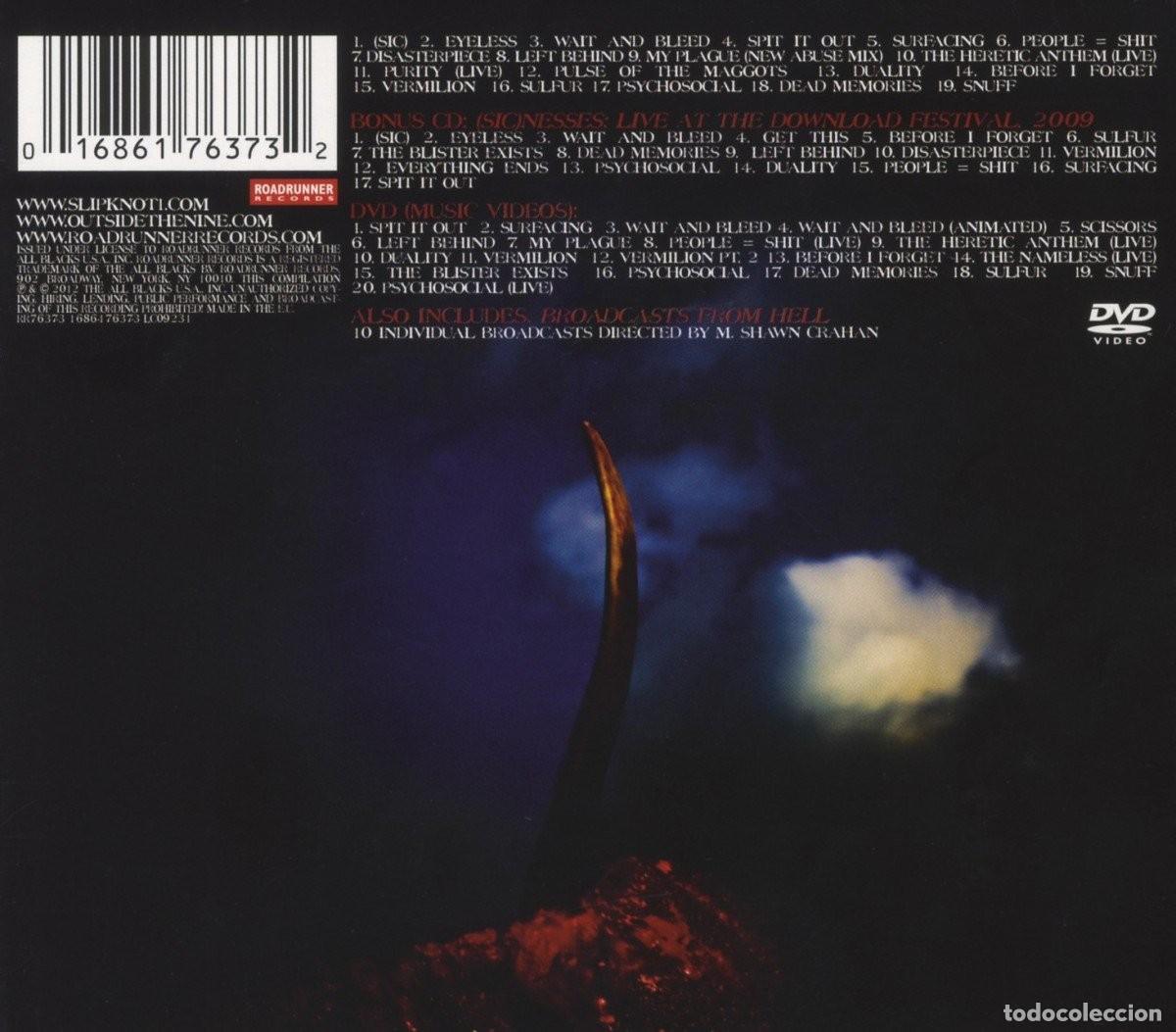 CDs de m&uacute;sica: Slipknot &ndash; Antennas To Hell - 2xCD + DVD - Foto 2