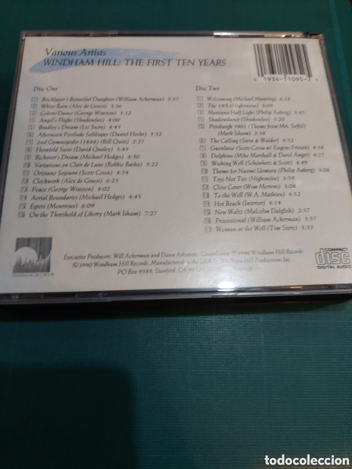 CDs de m&uacute;sica: Cds the first ten years WINDHAM HILL 1990 - Foto 2