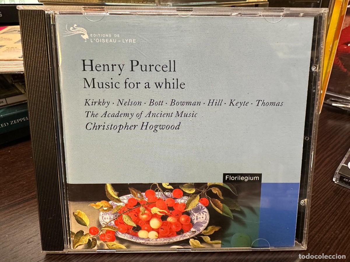 CDs de m&uacute;sica: Purcell - Christopher Hogwood - Music For A While (CD, Comp) - Foto 1