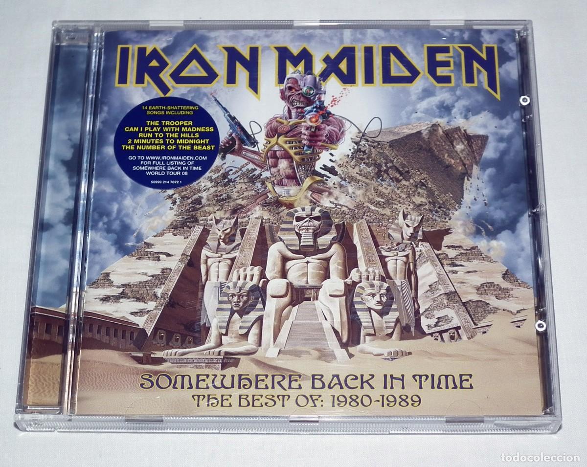 CDs de m&uacute;sica: CD IRON MAIDEN - SOMEWHERE BACK IN TIME - Foto 1