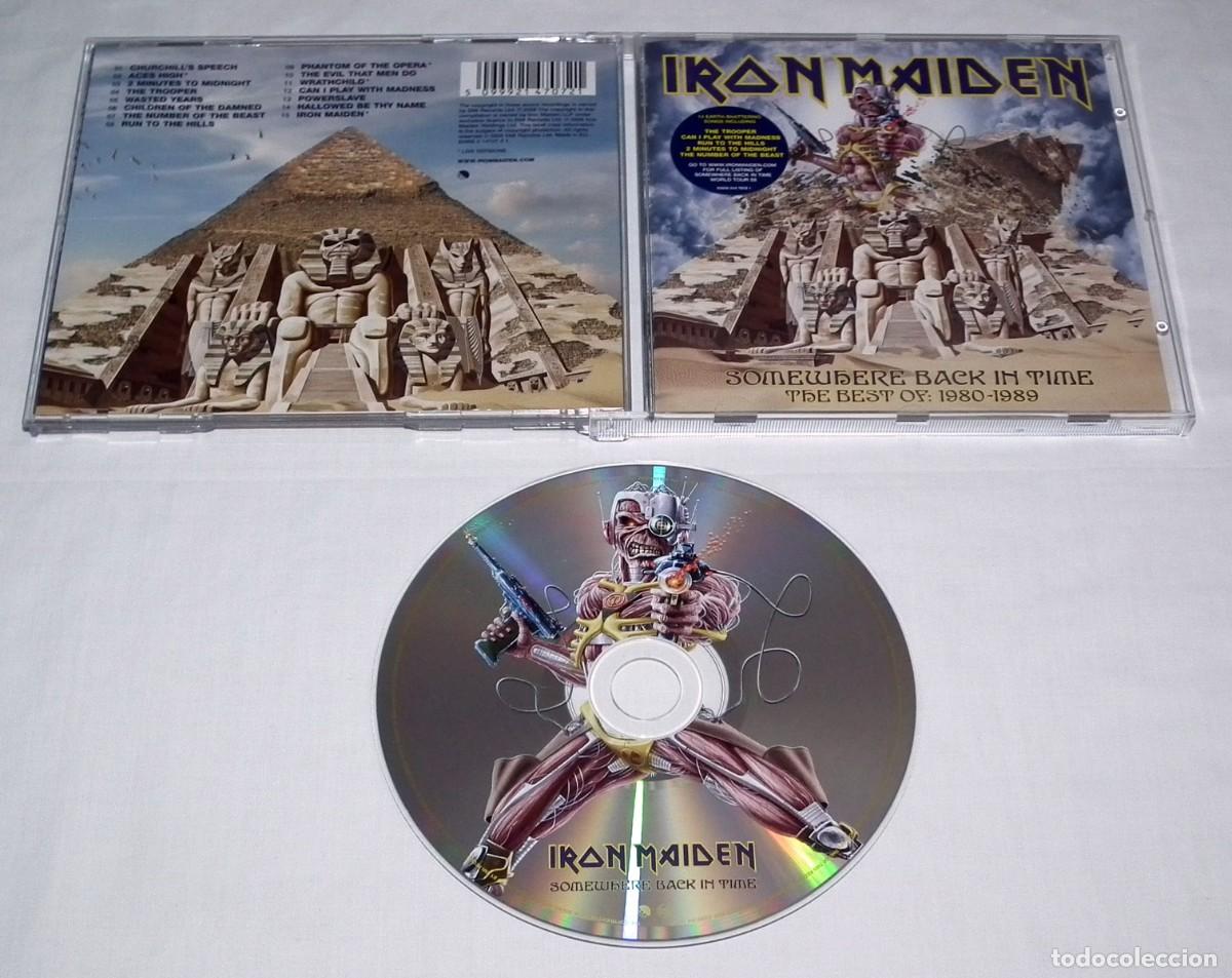 CDs de m&uacute;sica: CD IRON MAIDEN - SOMEWHERE BACK IN TIME - Foto 2