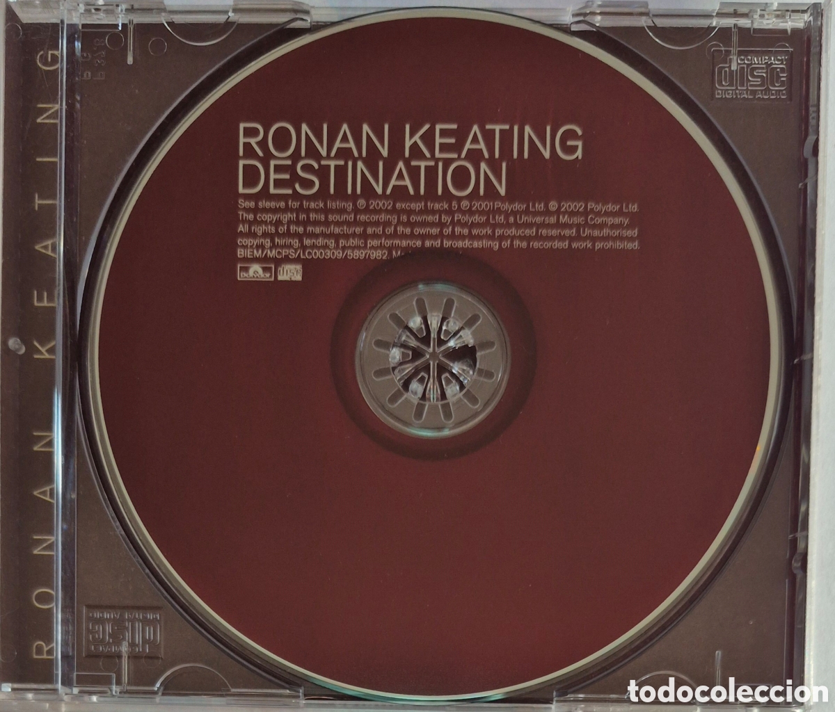 CDs de m&uacute;sica: CD - RONAN KEATING - DESTINATION - Foto 2