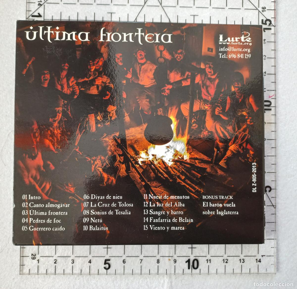CDs de m&uacute;sica: Lurte. &Uacute;ltima frontera. CD 2013 - Foto 3