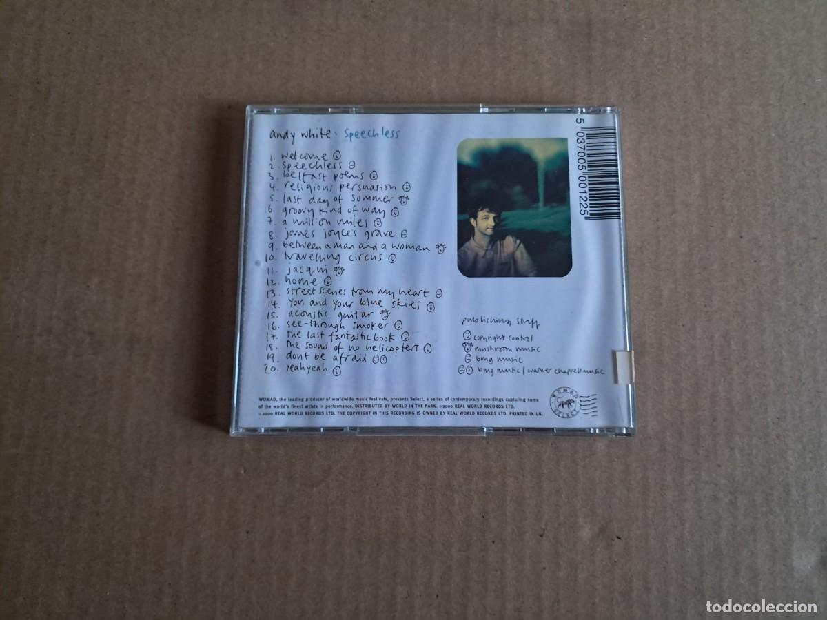 CDs de m&uacute;sica: ANDY WHITE - SPEECHLESS CD 2000 FOLK - Foto 3