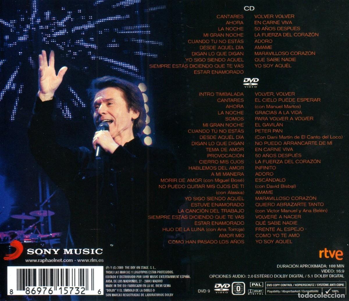 CDs de m&uacute;sica: �R1609 - [CD+DVD]. RAPHAEL. EN DIRECTO. - Foto 2