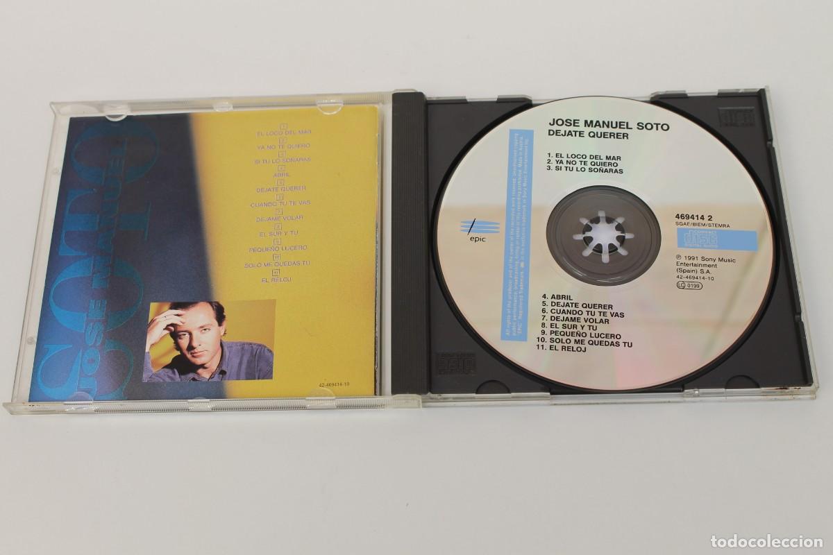 CDs de m&uacute;sica: CD- JOSE MANUEL SOTO - DEJATE QUERER - Foto 2