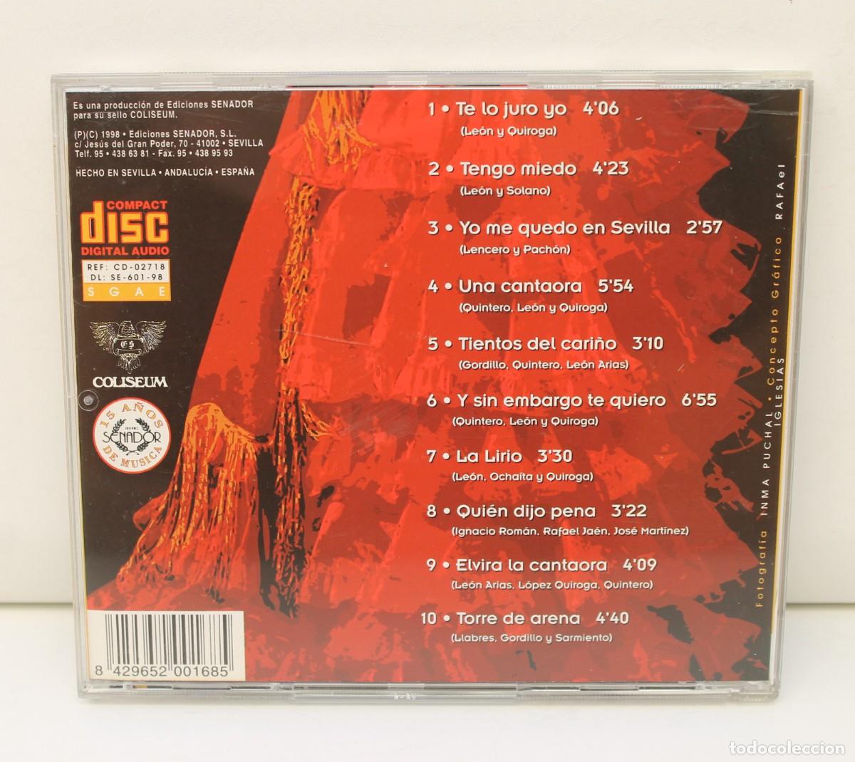 CDs de m&uacute;sica: CD- MARTA QUINTERO- UNA CANTAORA - Foto 3