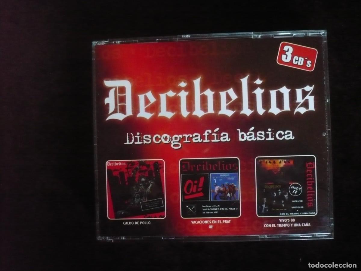 CDs de m&uacute;sica: decibelios discografia basica - 3 cd + librito - cd &ccedil;omo nuevos - Foto 1