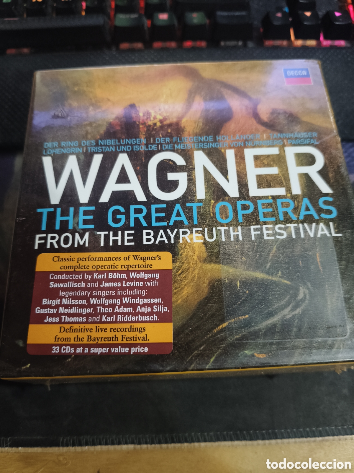 CDs de M&uacute;sica: Wagner the great &oacute;peras 33 CDs Nuevo a estrenar -14
