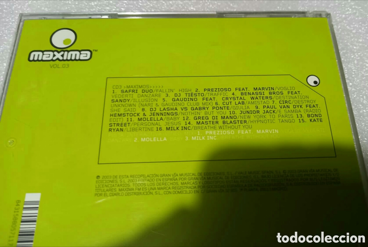 CDs de m&uacute;sica: Maxima fm volumen 3 CD - Foto 2