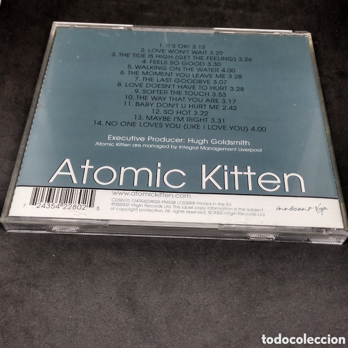 CDs de m&uacute;sica: ATOMIC KITTEN - FEELS SO GOOD - 2002 - CD - DISCO VERIFICADO - Foto 2