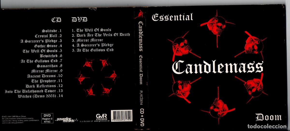 CDs de m&uacute;sica: Candlemass &lrm;&ndash; Essential Doom - DIGIPACK - CD+DVD - Foto 1