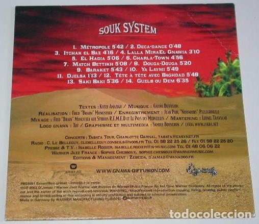 CDs de m&uacute;sica: Gnawa Diffusion cd Souk System échantillon 2003) NM M - Foto 2