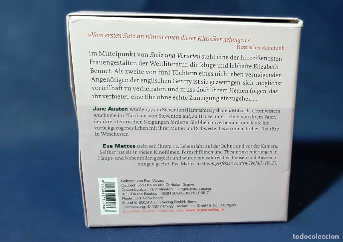 CDs de m&uacute;sica: Orgullo y prejuicio...Audiolibro....Edici&oacute;n en alem&aacute;n - Foto 2