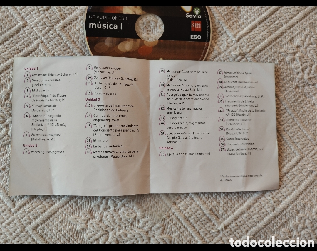 CDs de m&uacute;sica: CD Audiciones M&uacute;sica ESO - Foto 2
