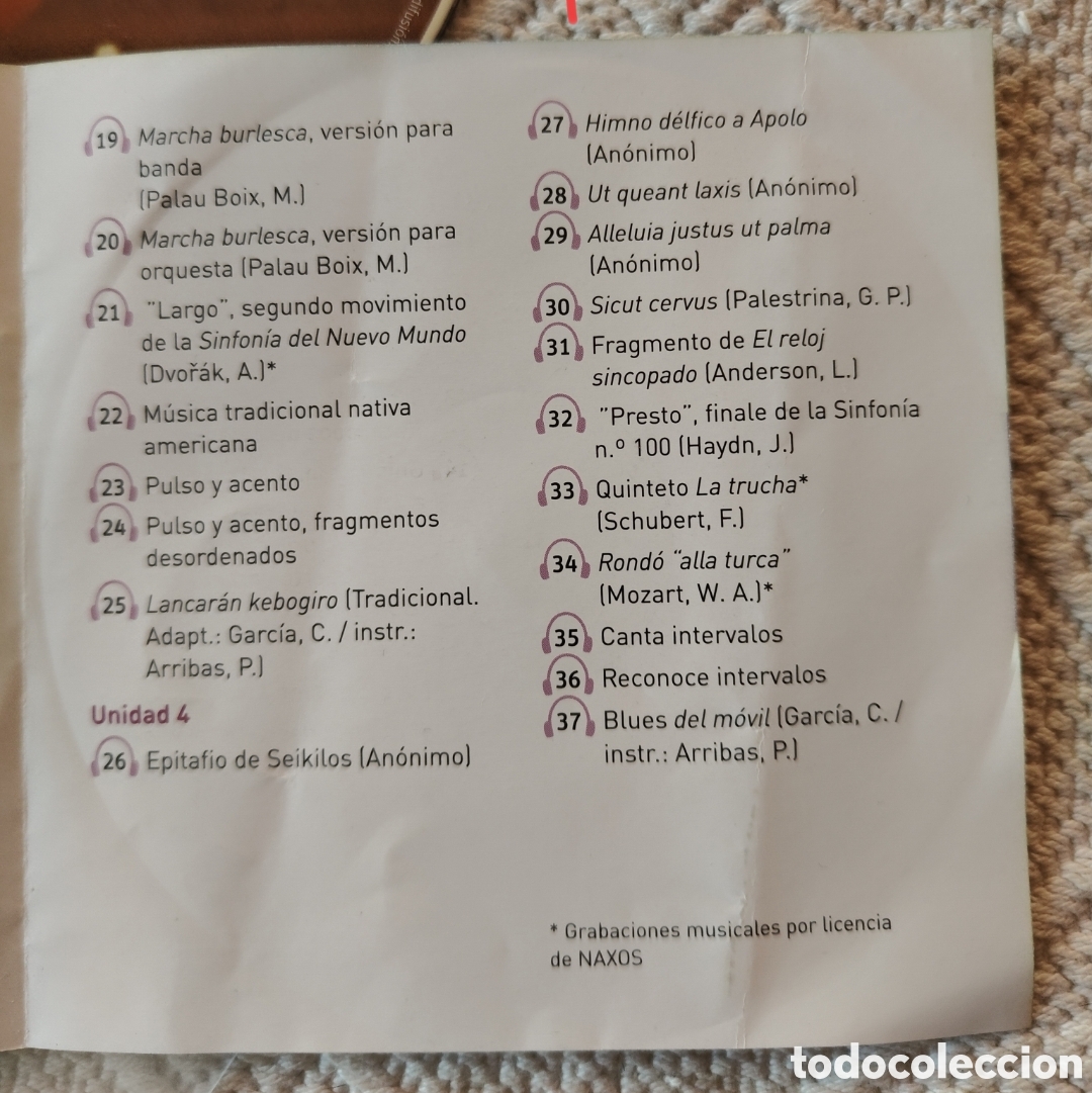 CDs de m&uacute;sica: CD Audiciones M&uacute;sica ESO - Foto 4