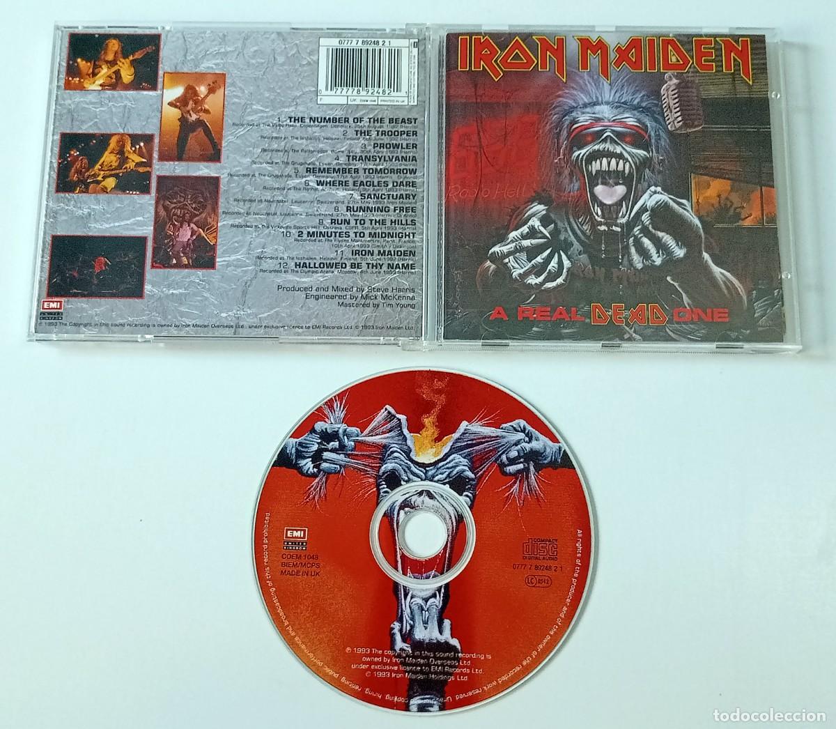 CDs de m&uacute;sica: CD IRON MAIDEN - A REAL DEAD ONE - Foto 2