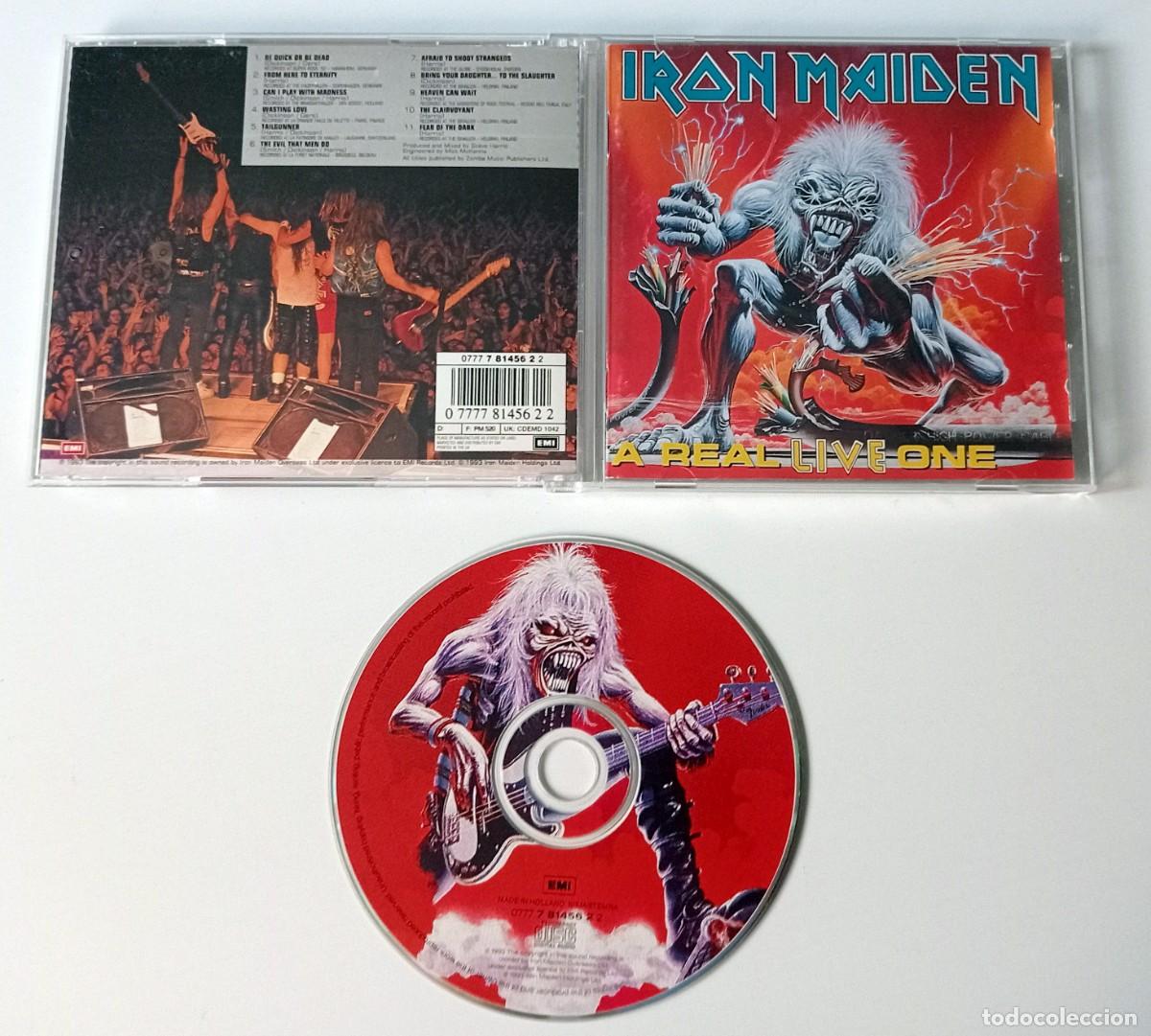 CDs de m&uacute;sica: CD IRON MAIDEN - A REAL LIVE ONE - Foto 2