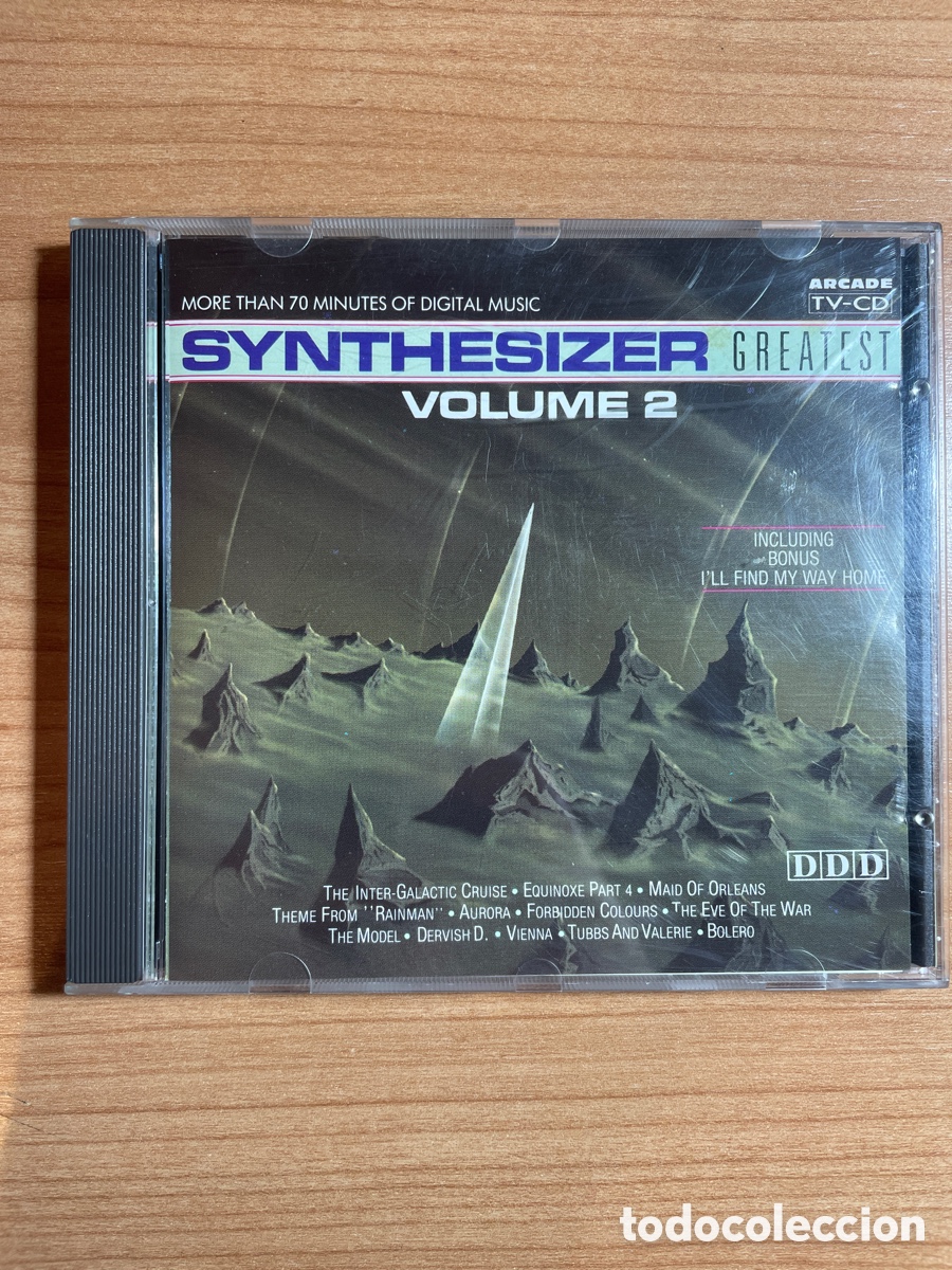 CDs de m&uacute;sica: CD Synthesizer Greatest Volume 2 Ed Starink - Foto 1