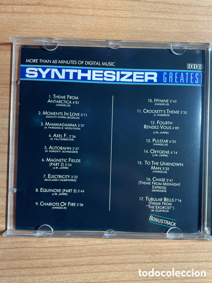 CDs de m&uacute;sica: CD Synthesizer Greatest Ed Starink - Foto 2