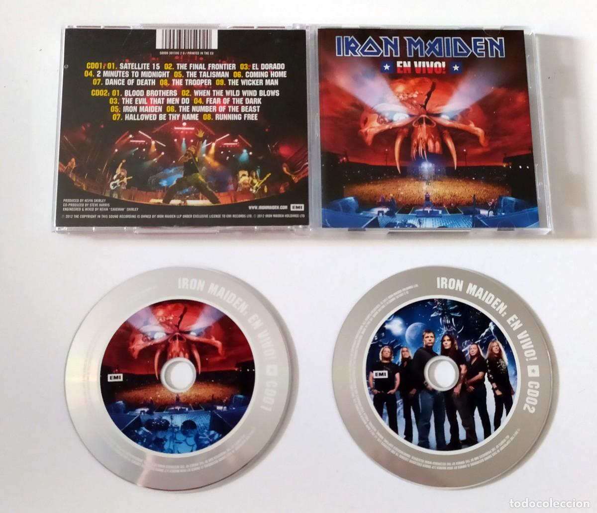 CDs de m&uacute;sica: DOBLE CD IRON MAIDEN - EN VIVO! - Foto 2