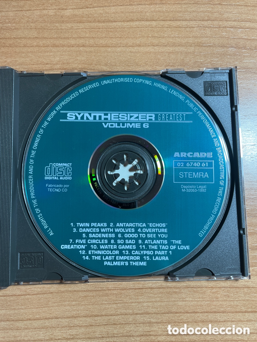 CDs de m&uacute;sica: CD Synthesizer Greatest 6 Ed Starink - Foto 3