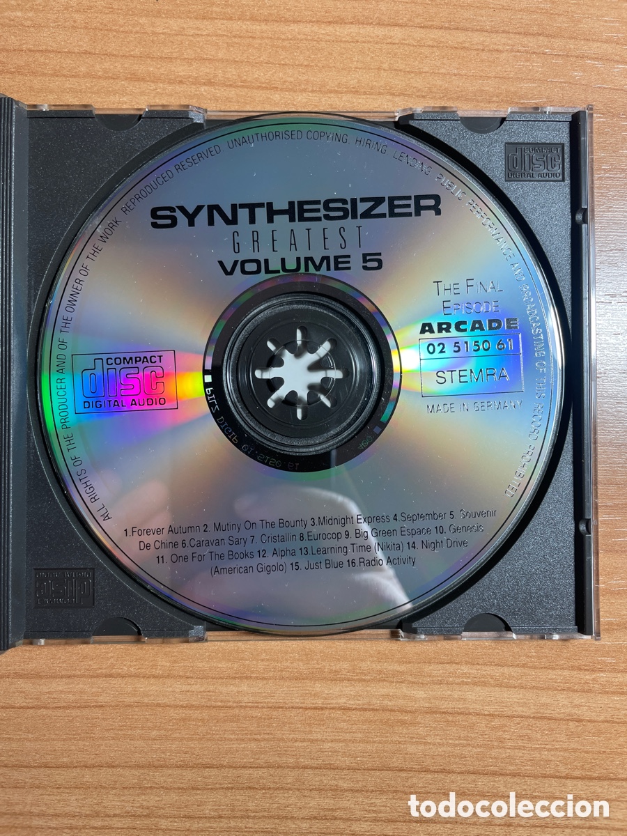 CDs de m&uacute;sica: CD Synthesizer Greatest 5 Ed Starink - Foto 3