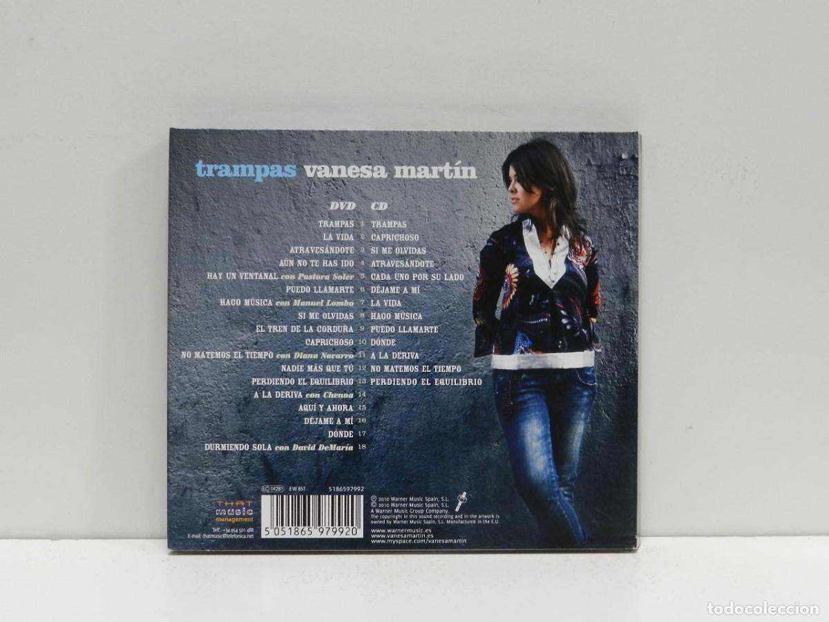 CDs de m&uacute;sica: DISCO CD + DVD. Vanesa Mart&iacute;n &ndash; Trampas. COMPACT DISC. - Foto 2