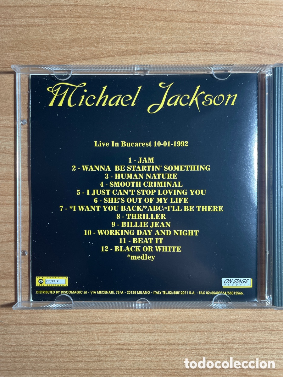 CDs de m&uacute;sica: CD Michael Jackson Live in Bucarest - Foto 2