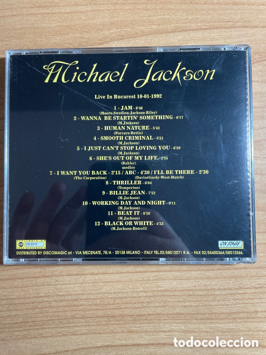 CDs de m&uacute;sica: CD Michael Jackson Live in Bucarest - Foto 4