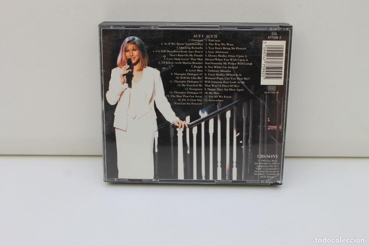 CDs de m&uacute;sica: DOBLE CD- BARBARA- THE CONCERT - Foto 2