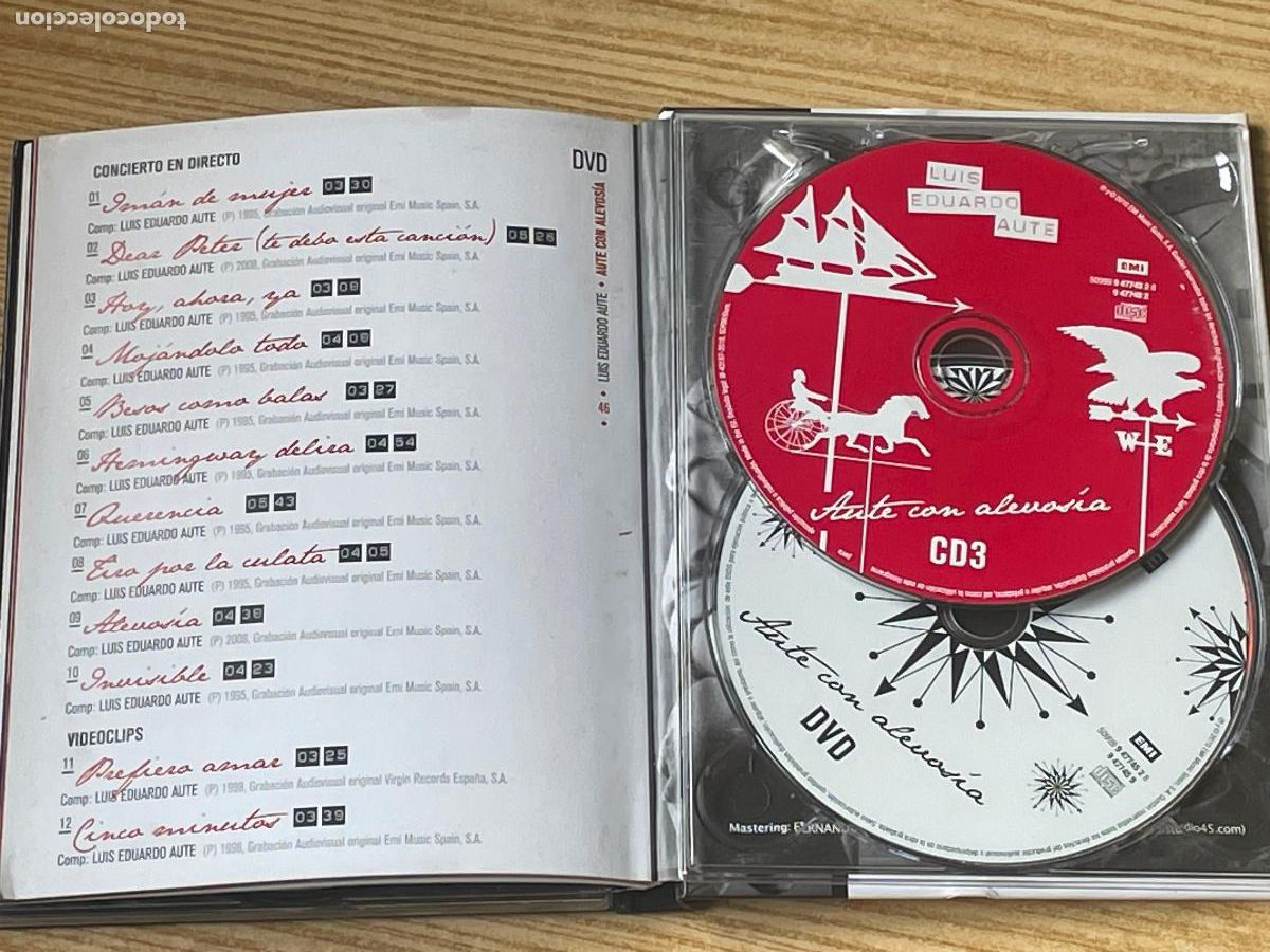 CDs de m&uacute;sica: AUTE CON ALEVOSIA - PACK CON 3CD+1DVD - EMI 2010 - Foto 3