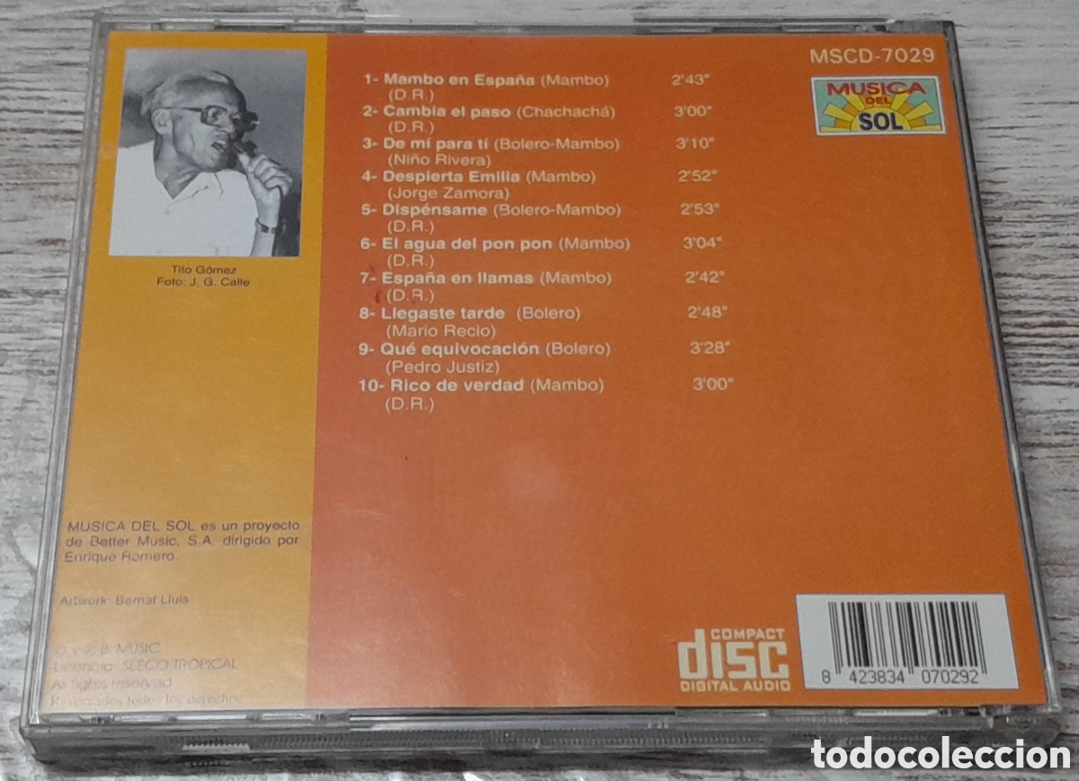 CDs de m&uacute;sica: ORQUESTA IVERSIDE - CAMBIA EL PASO - Foto 2