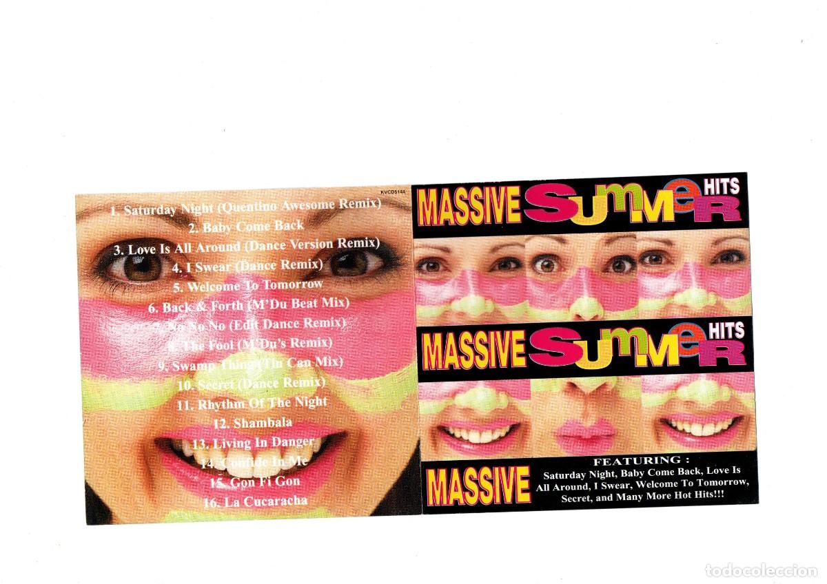 CDs de m&uacute;sica: massive summer hits (1996) gyc records - Foto 1