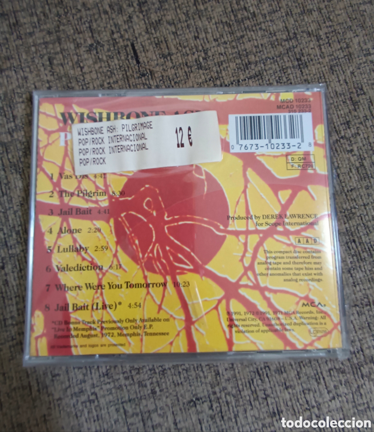 CDs de m&uacute;sica: NUEVO &ndash; CD PILGRIMAGE de Wishbone Ash. Sin usar. - Foto 2