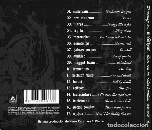 CDs de m&uacute;sica: Homenaje A... Mot&ouml;rhead - Morir Con Las Botas Puestas - CD DIGIPACK - Foto 2