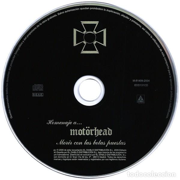 CDs de m&uacute;sica: Homenaje A... Mot&ouml;rhead - Morir Con Las Botas Puestas - CD DIGIPACK - Foto 3