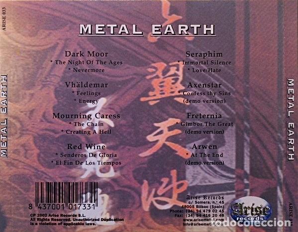 CDs de m&uacute;sica: Metal Earth - varios - CD - Foto 2