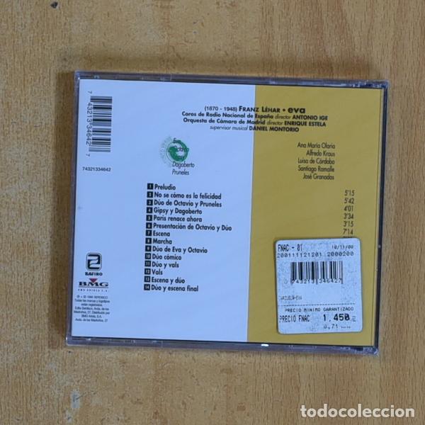 CDs de m&uacute;sica: FRANZ LEHAR - EVA - CD - Foto 2