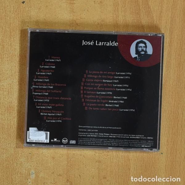 CDs de m&uacute;sica: JOSE LARRALDE - 20 GRANDES EXITOS - CD - Foto 2