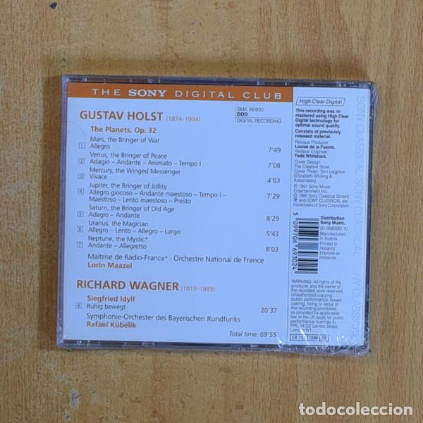 CDs de m&uacute;sica: HOLST / THE PLANETS - WAGNER / SIEGFRIED IDYLL - CD - Foto 2